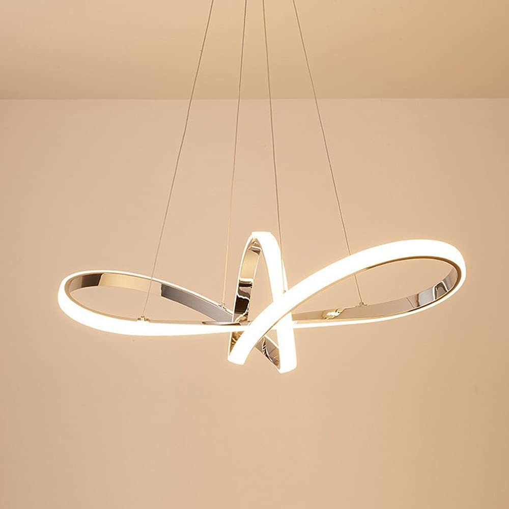 Lampadario Led a Sospensione Soffitto Design Moderno Luce Calda