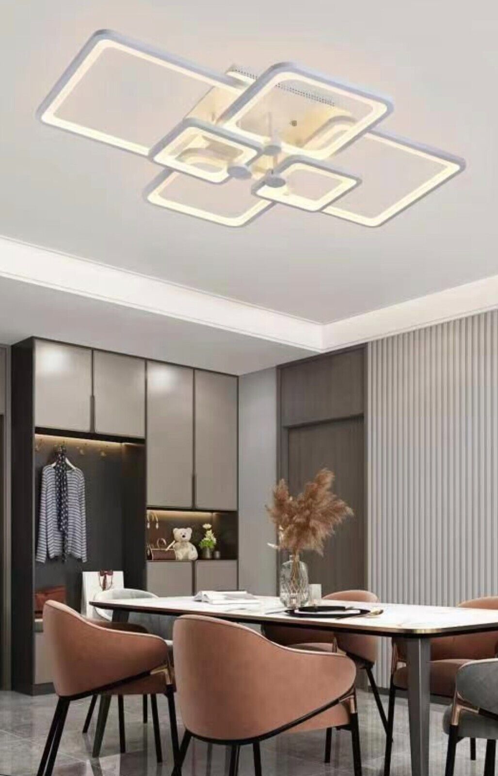 Lampadario Plafoniera Illuminazione a Led Stile Moderno da 70W Luce Per  Soffitto - - TUBI LED NEON E PLAFONIERE DA UFFICIO
